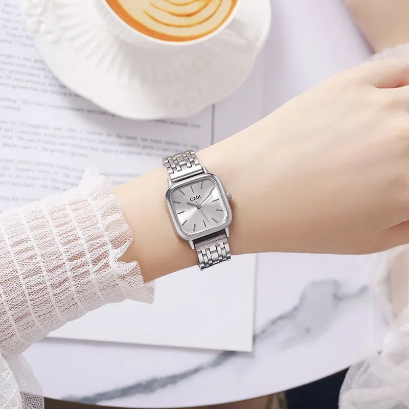 Watch Fashion Ladies Steel Chain Noble Quartz Watch Birthday Gift Business Wristwatch Watches for Women