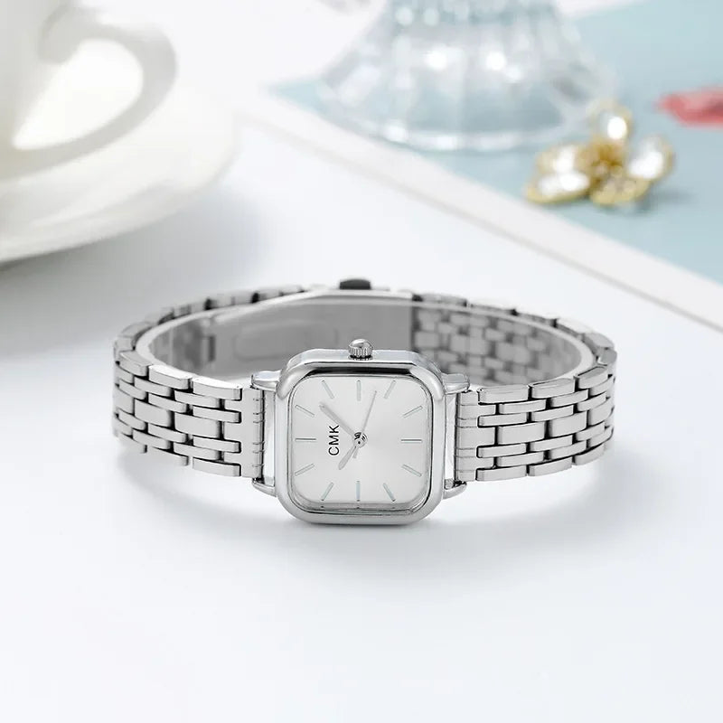 Watch Fashion Ladies Steel Chain Noble Quartz Watch Birthday Gift Business Wristwatch Watches for Women