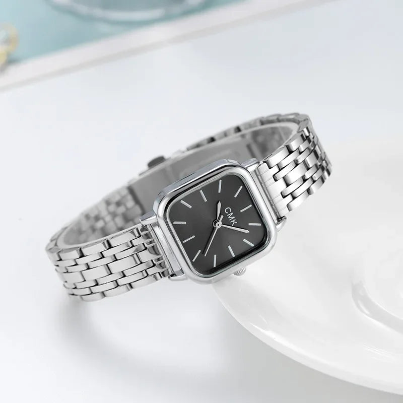 Watch Fashion Ladies Steel Chain Noble Quartz Watch Birthday Gift Business Wristwatch Watches for Women