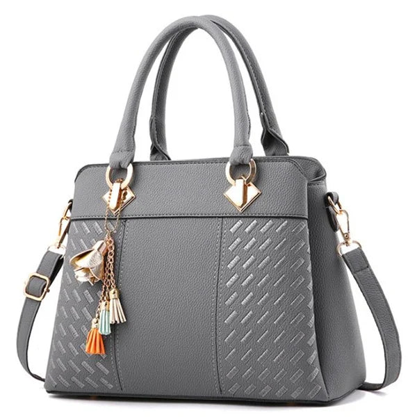 Gusure Luxury Handbag Women Crossbody Bag with tassel hanging Large Capacity Female Shoulder Bags