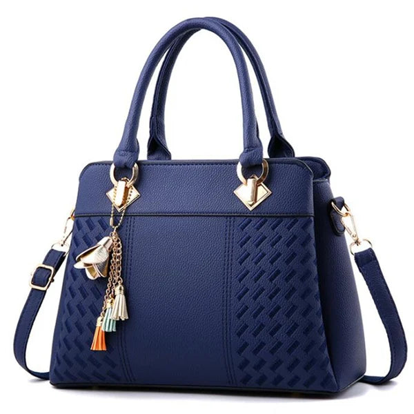 Gusure Luxury Handbag Women Crossbody Bag with tassel hanging Large Capacity Female Shoulder Bags