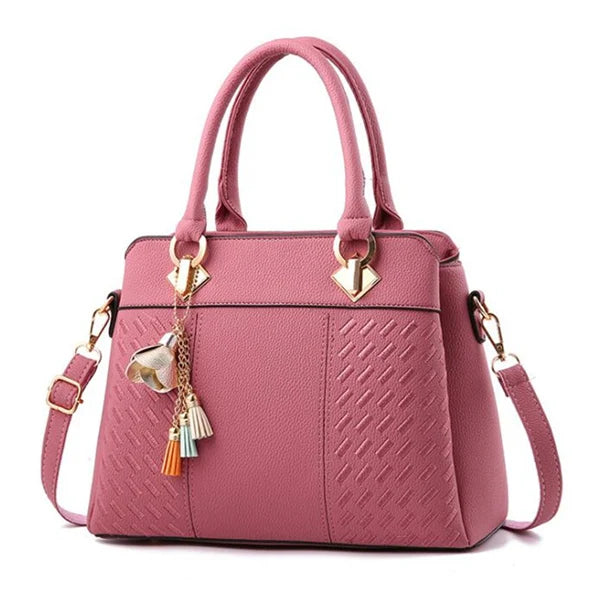 Gusure Luxury Handbag Women Crossbody Bag with tassel hanging Large Capacity Female Shoulder Bags