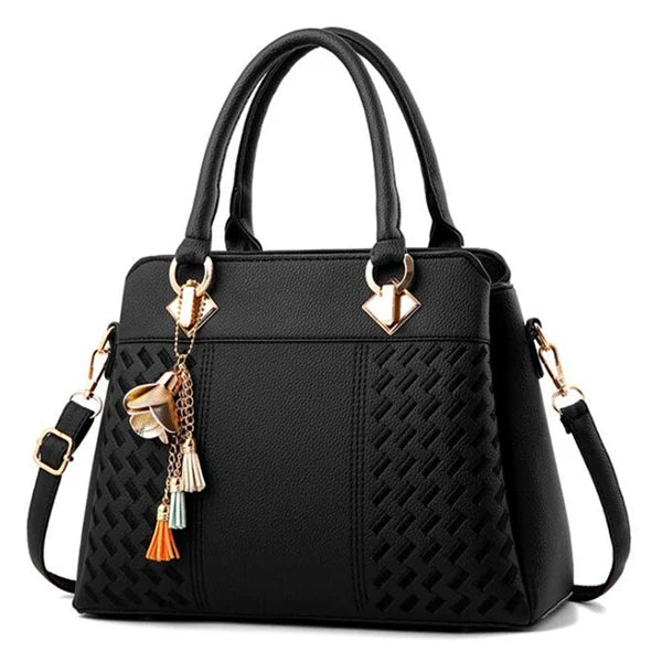 Gusure Luxury Handbag Women Crossbody Bag with tassel hanging Large Capacity Female Shoulder Bags